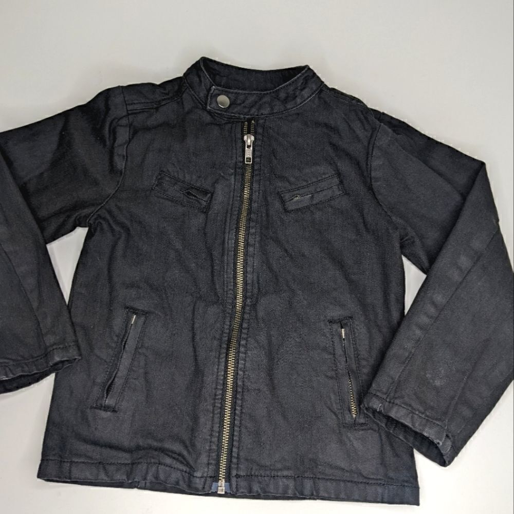Art Class Black Zip Moto Jacket size XS
